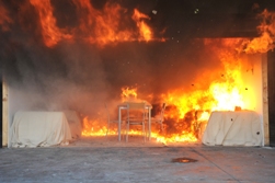 Video - staff room fire reconstruction 
